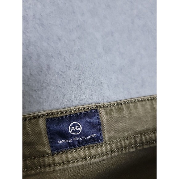 AG Adriano Goldschmied Pants Mens 34x32 (36x28) Graduate Brown Mid Rise Stretch - Picture 10 of 14